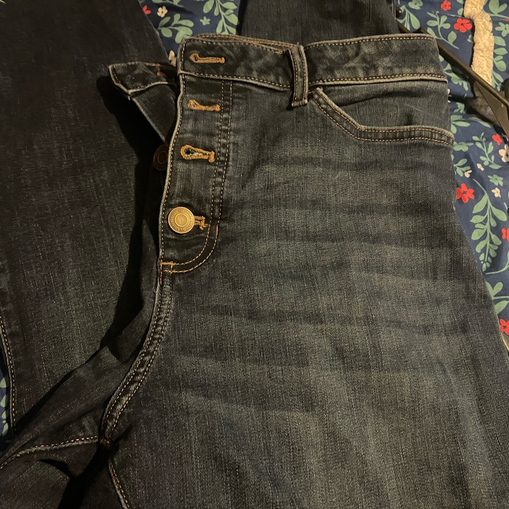 Lauren Conrad Button Fly jeans